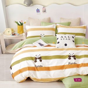 סט מצעים 100% כותנה דגם פנדה