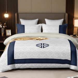 סט זוגי כותנה סאטן רויאל כחול